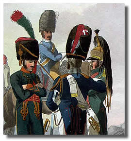 Franz&ouml;sische Gardekavallerie nach Seele