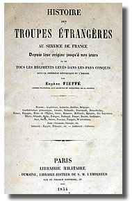 Titelblatt des 2. Bandes Fieff&eacute; Fremdtruppen