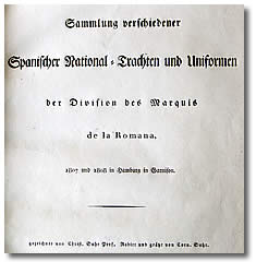 Titelblatt der Tafelserie