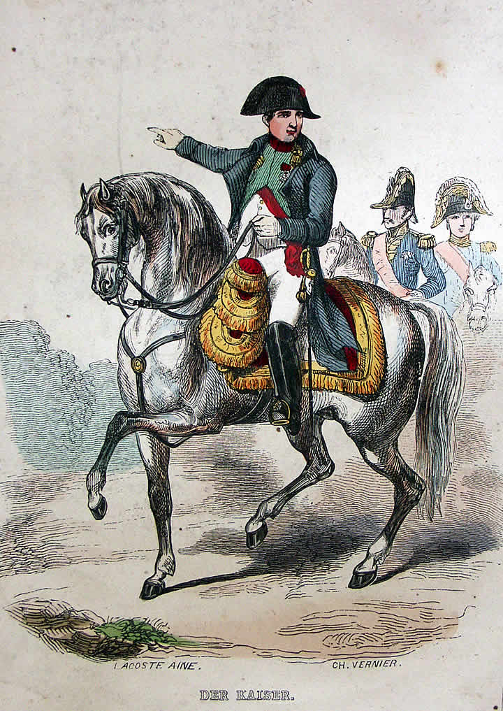 Napoleon Online Uniformbilder aus dem Werk von Marco St. Hilaire über