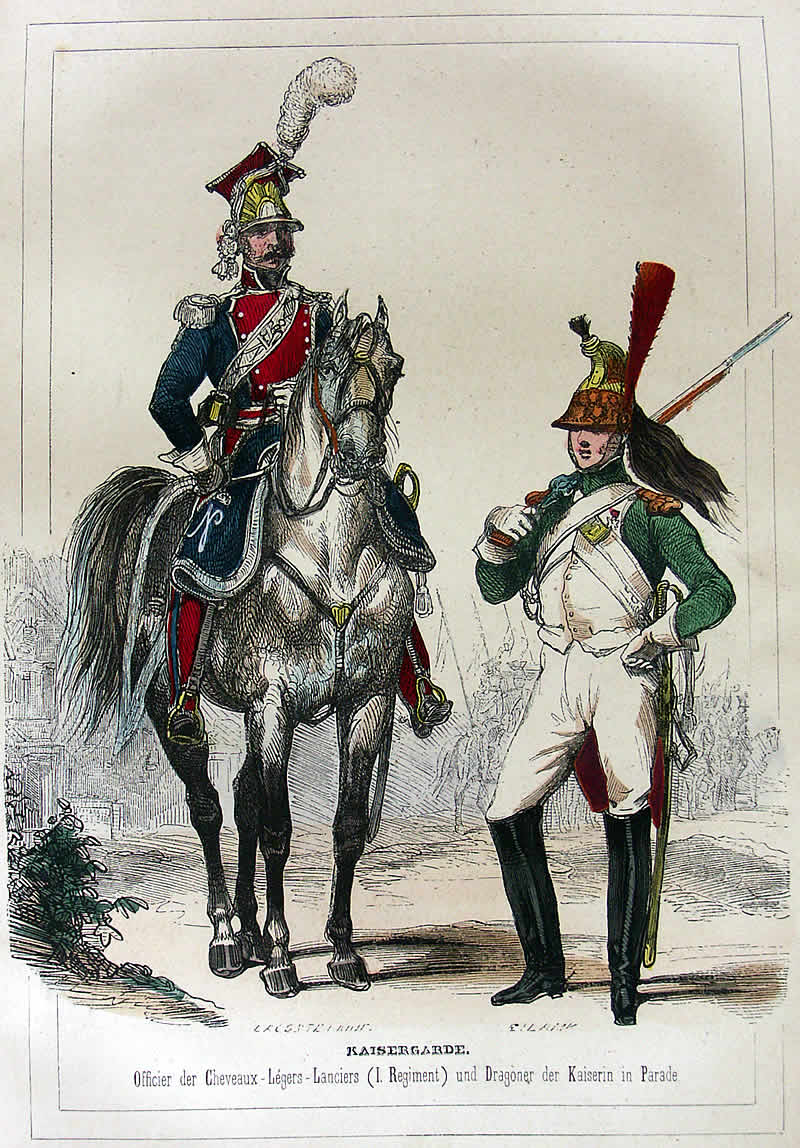 Napoleon Online Uniformbilder aus dem Werk von Marco St. Hilaire über