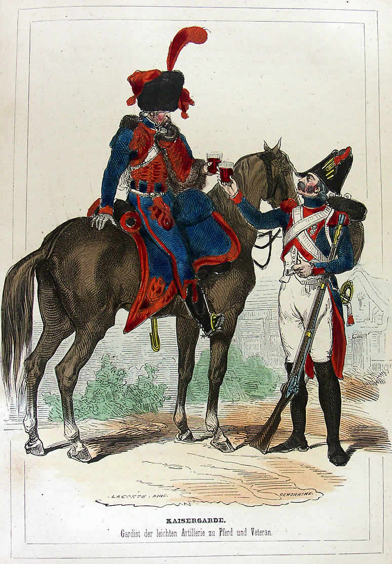 Napoleon Online Uniformbilder aus dem Werk von Marco St. Hilaire über