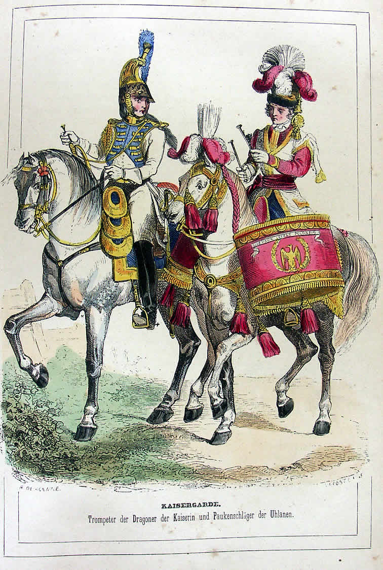 Napoleon Online Uniformbilder aus dem Werk von Marco St. Hilaire über