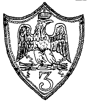 Tschakoblech 3. Franz�sische Linieninfanterie (Blondieau)