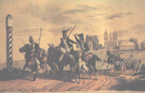 Gegend von Kozuscina 1812 (Faber du Faur)