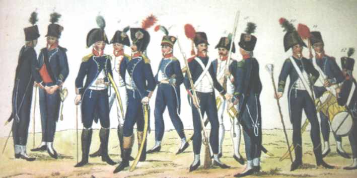 Franz�sische Revolutionsinfanterie 1800