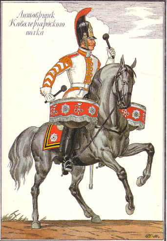 Kesselpauker der Russischen Chevaliergarde 1812