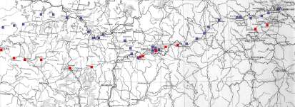 Weg des 3. Armeekorps in Russland